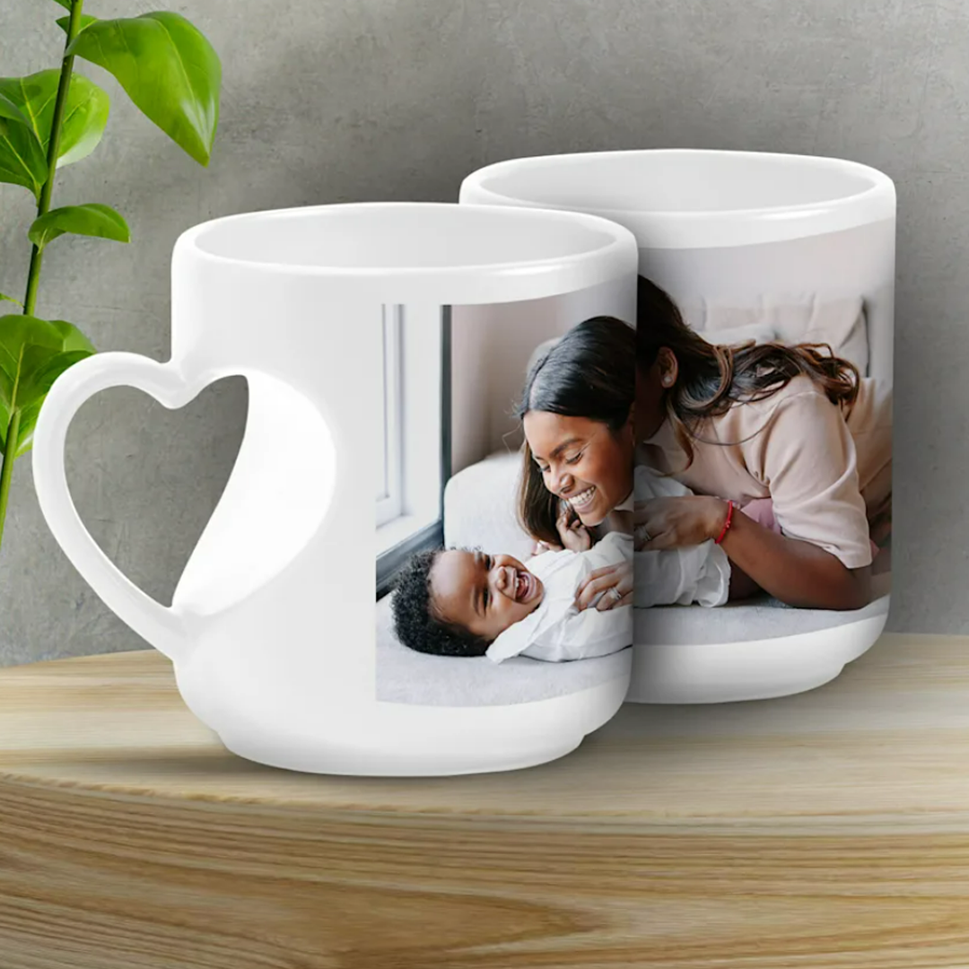 Heart Cut Handle Mug – 11 OZ